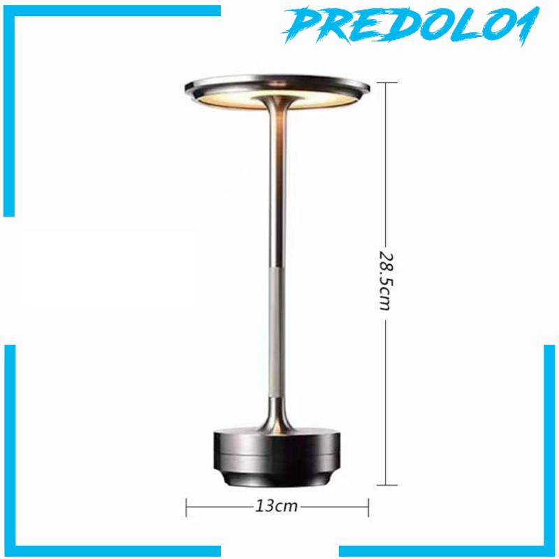 [Predolo1] Lampu Meja Tanpa Kabel Peredupan Isi Ulang Lampu Meja Portable Modern