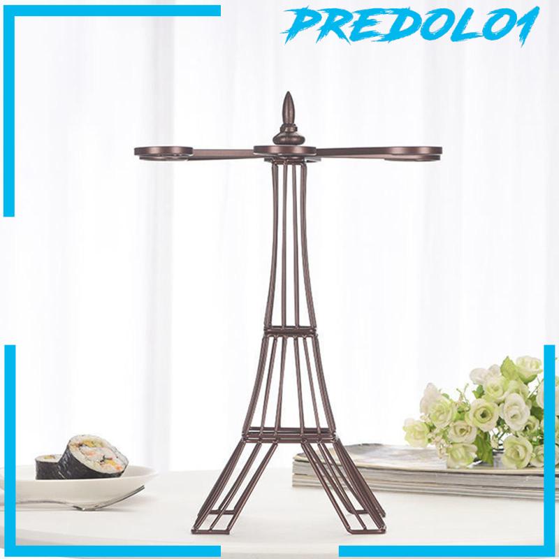 [Predolo1] Goblet Rak Penyimpanan Dengan 6buah Hook Dekorasi Pajangan Dapur Penyimpanan Rumah