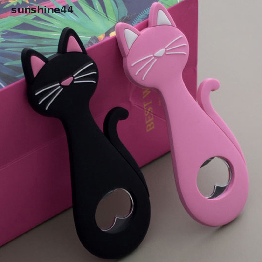 Sunshine Pembuka Botol Kulkas Magnet Cartoon Beer Bottle Opener Pembuka Bir Kucing ID