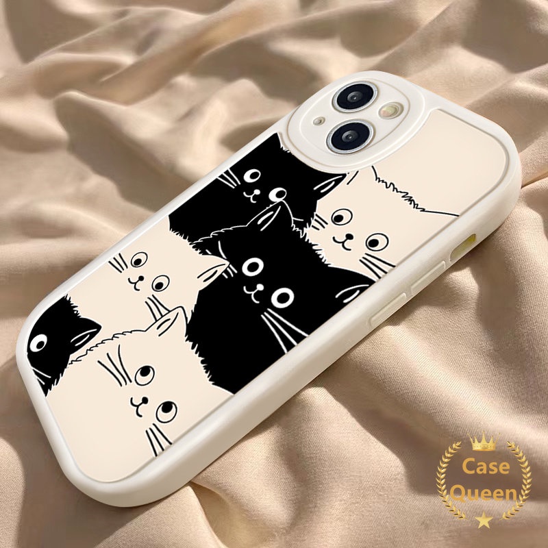 Cute Funny Cat Casing Infinix Hot 11s 9 10T 10 11 10s Play Hot 10 Lite Infinix Note 8 Smart 5 6 Cartoon Soft Tpu Phone Cover