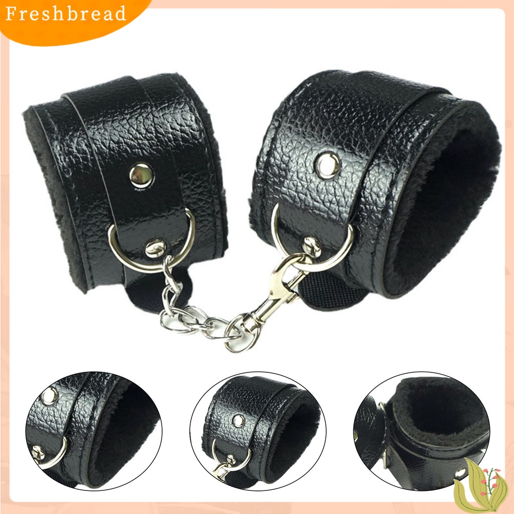 < Freshbread > Gelang Unisex Berbulu Lapisan Mewah Kulit Imitasi Gelang Tangan Rantai Logam Hangat Untuk Cosplay