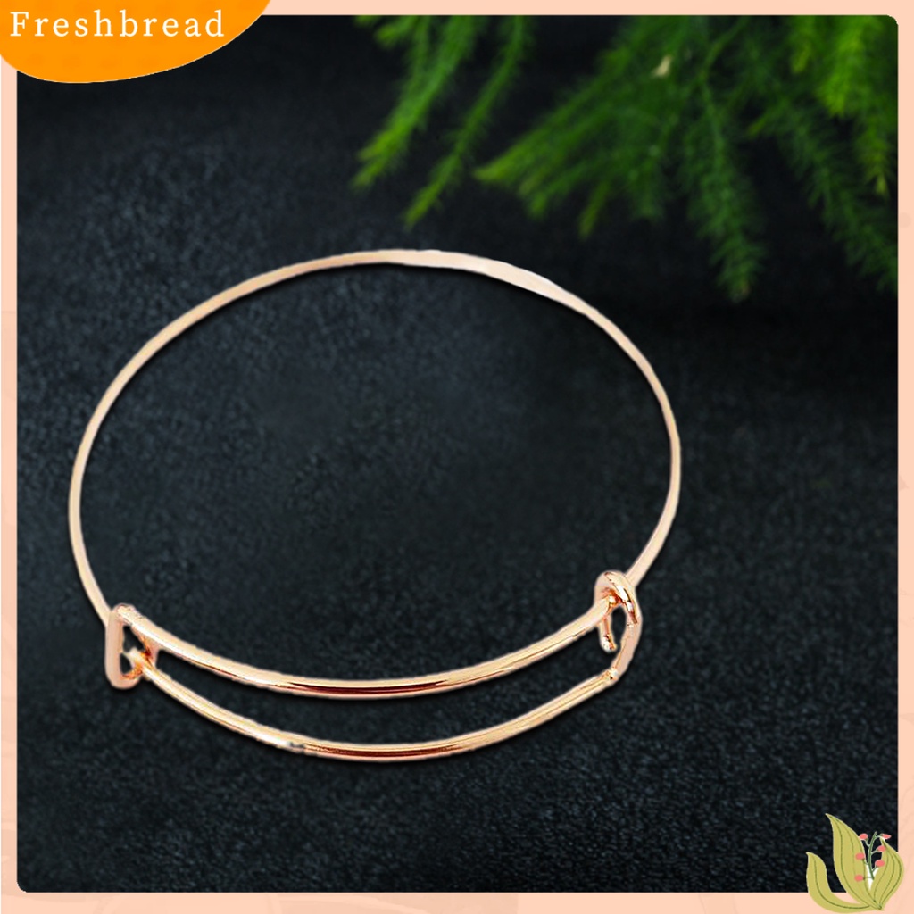 &lt; Freshbread &gt; Wanita Sederhana Dapat Disesuaikan All-match Slidable Bangle Gelang Perhiasan Aksesori