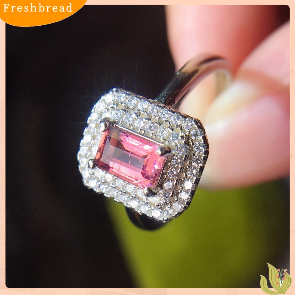 &lt; Freshbread &gt; Open Ring Indah Elegan Jari Cincin Wanita Adjustable Faux Crystal Ring Untuk Hadiah