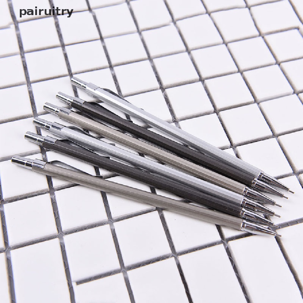 Pensil Otomatis Mekanik Metal PRT 0.5/0.7mm Untuk Gambar Wrig Sekolah Supplie PRT