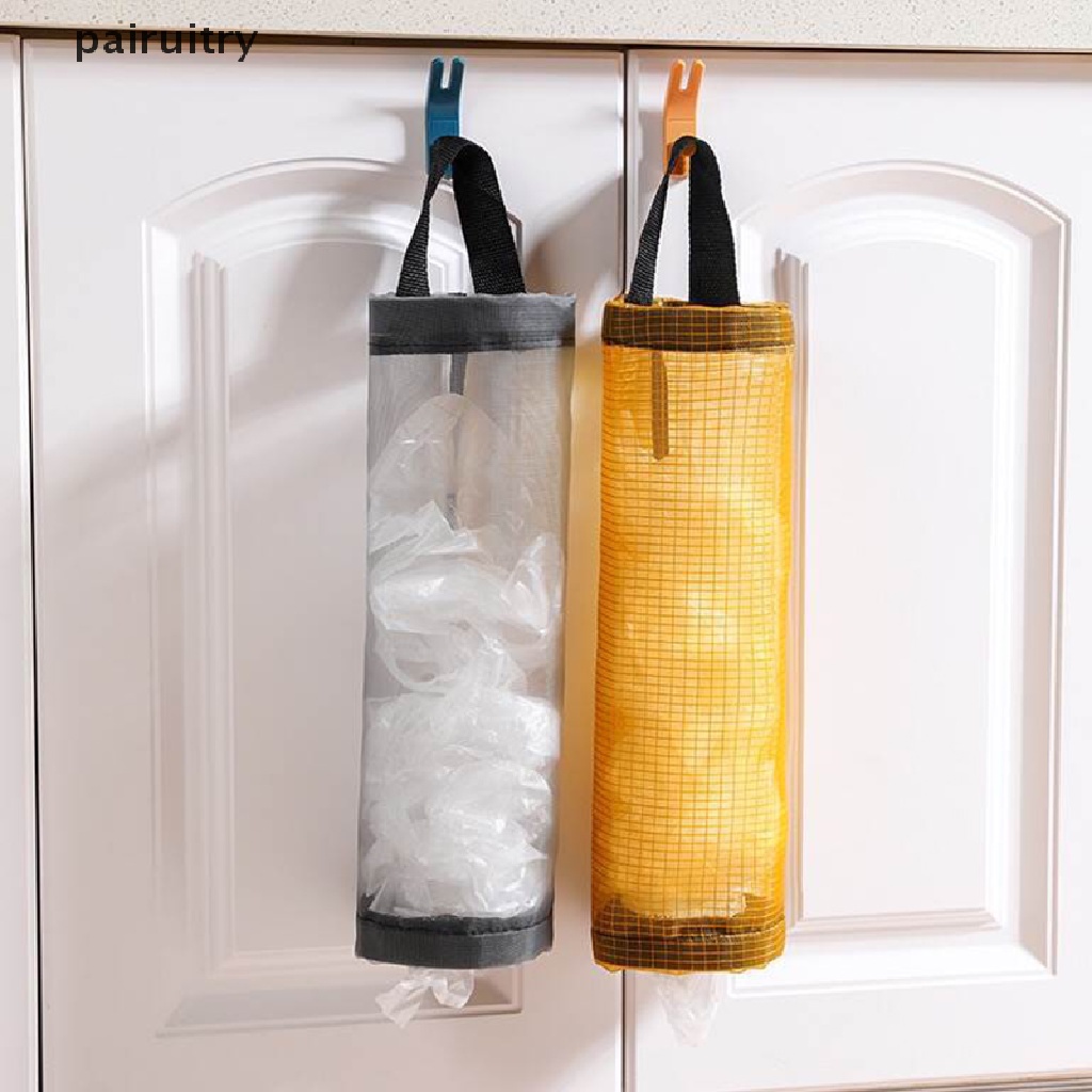 Prt Grocery Bag Tempat Penyimpanan Gantung Dinding Trash Garbage Bag Organizer Sampah Dapur PRT