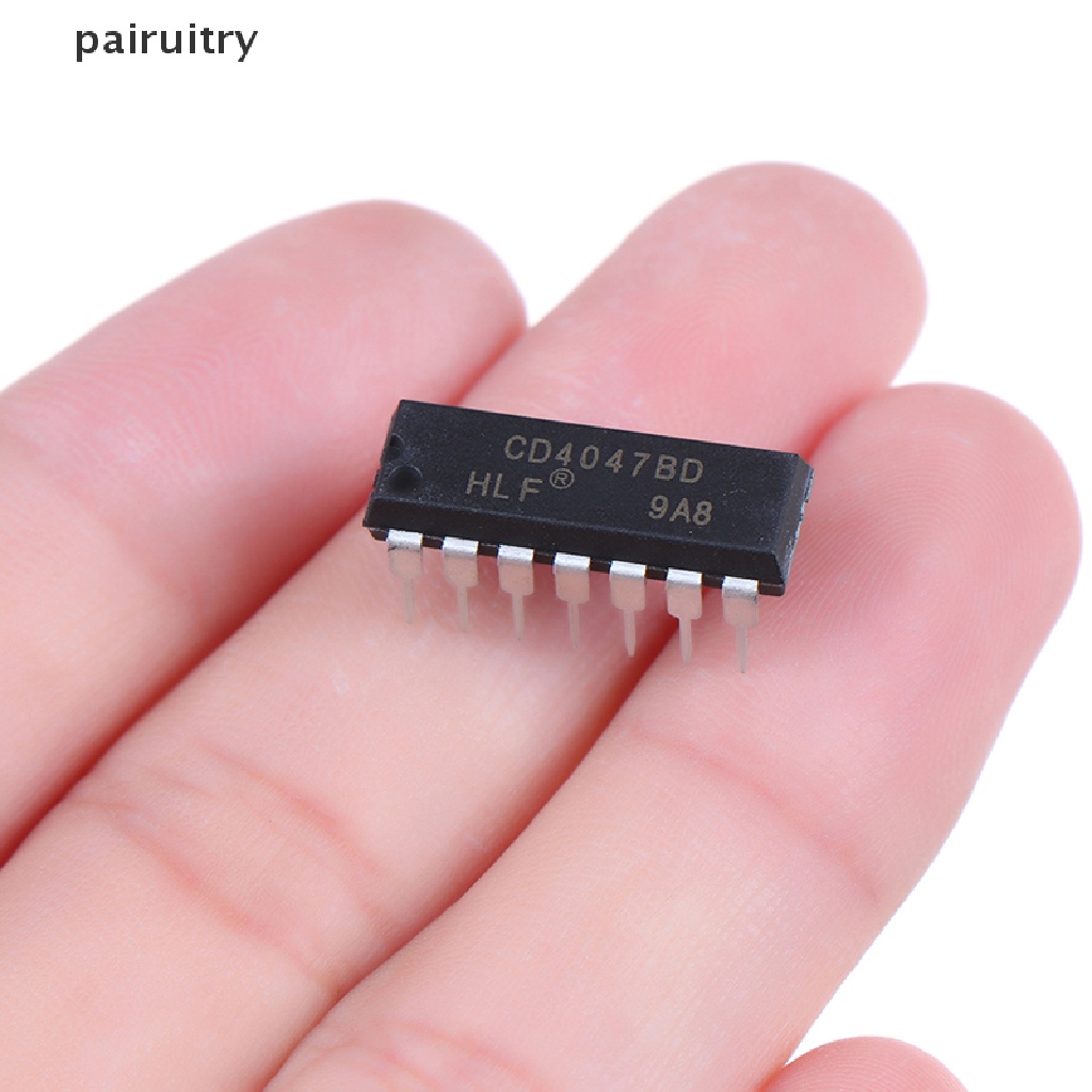 Prt 10PCS CD4047BE IC Baru Dan original in-line DIP-14 Osilator multi Frekuensi PRT