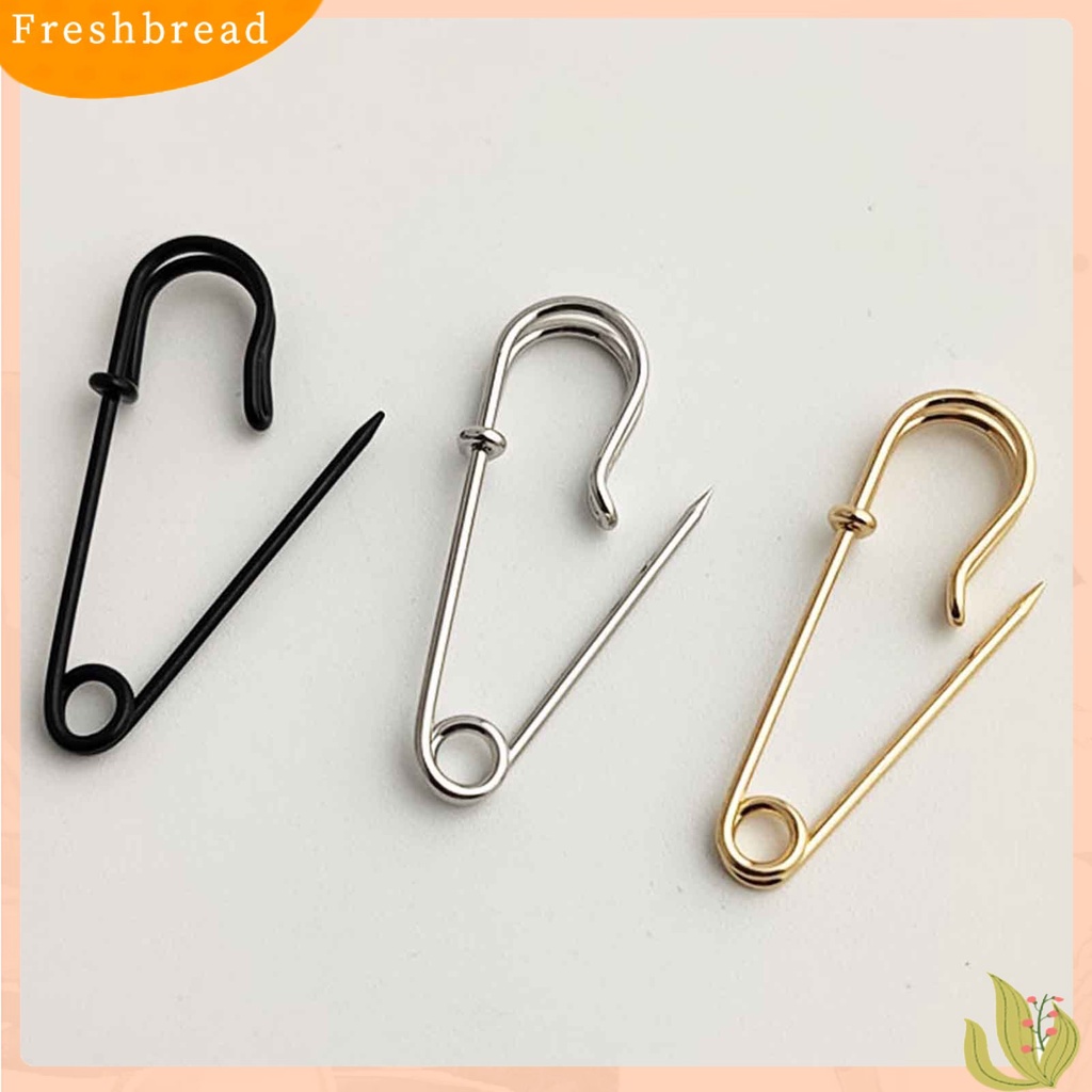 &lt; Freshbread &gt; 1pasang Anting Tusuk Wanita Bentuk Pin Punk Alloy Mini Untuk Belanja