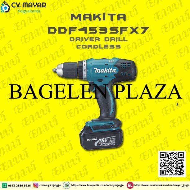 Diobral MAKITA DDF453SFX7 DRIVER DRILL CORDLESS