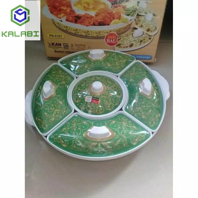 Party set Melamin motif mf golden dragon/prasmanan/wadah saji