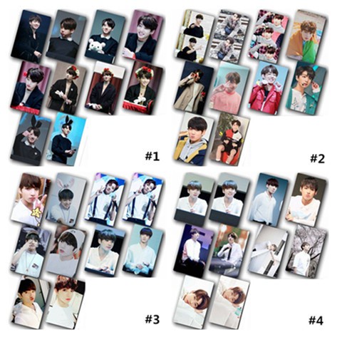 Stiker Custom Kpop Bts Untuk JUNG KOOK HD Tahan Air Lustre Photo Card Crystal Card Sticker LY