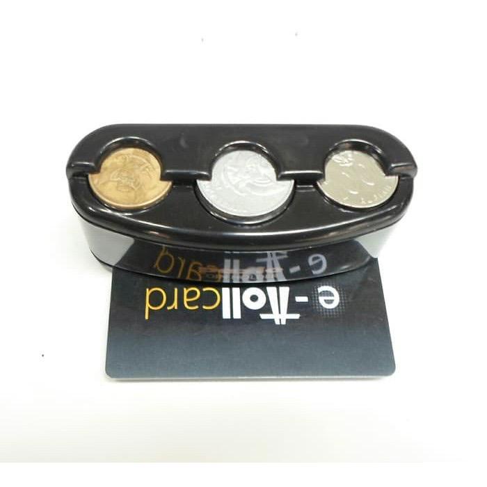 Tempat Uang Koin Mobil / Kartu E Toll Flazz / Coin Card Holder