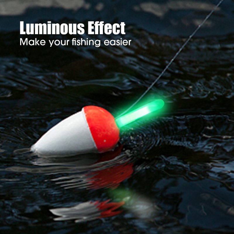 30/50pcs 2.2-4.5mm Malam Memancing Mengapung/Memancing Mengapung Neon Lightstick/Outdoor Fishing Tackle Aksesoris