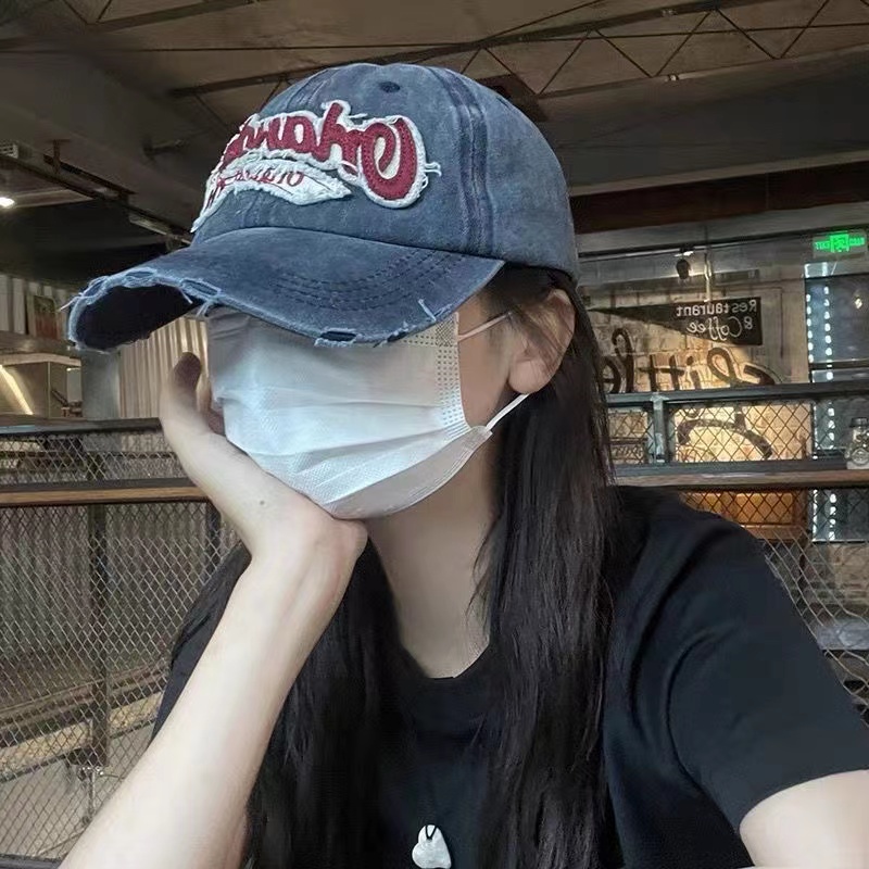 Aneka Gaya Retro Koboi Topi baseball Untuk Pria Dan Wanita Huruf Bordir Mode Kasual Dapat Disesuaikan Topi Olahraga Luar Ruangan Kerai Topi Pasangan Topi