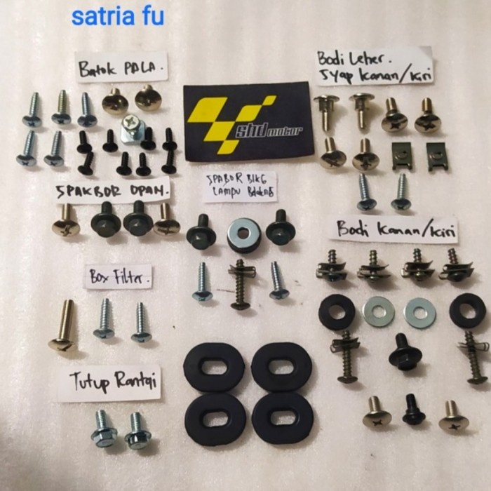 baut full body Satria Fu/baut lengkap Bodi Satria F