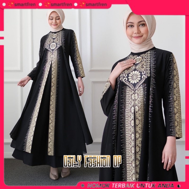 NEW Gamis Turkey 1062 Hawa #135 Dress Busana Muslimah By Original Mega Store Farzolla 2