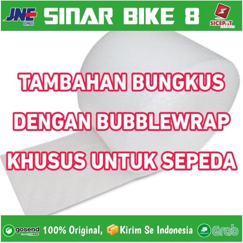 Bubblewrap Tambahan Untuk Packing Sepeda