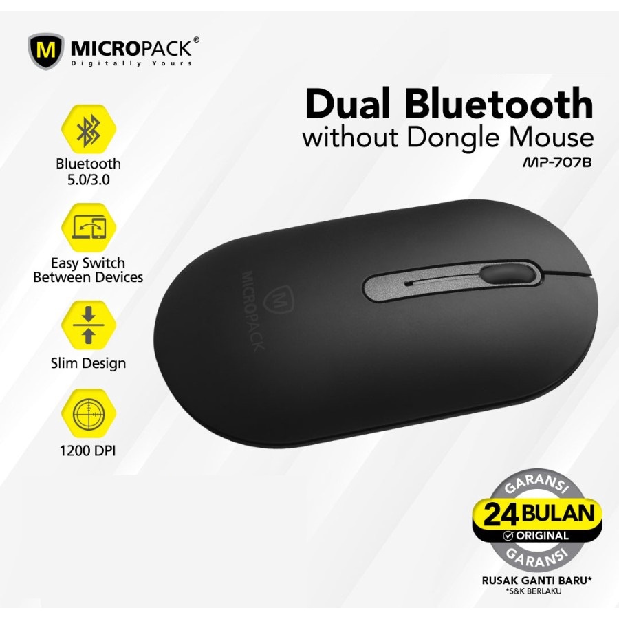 Micropack Dual Bluetooth Mouse 5.0/3.0 Inspire 2 MP-707B