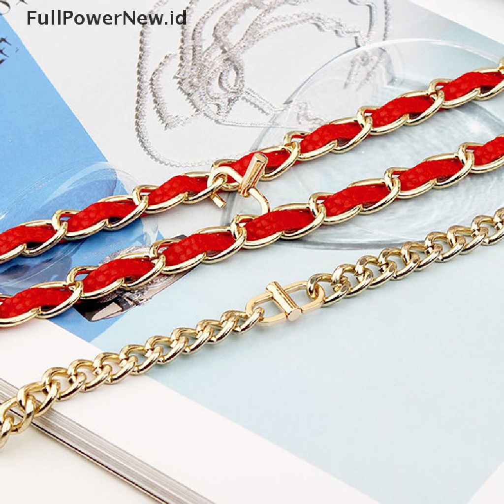 Power 4Pcs Adjustable Metal Buckle Clip Handbag Rantai Tali Panjang Shorten Bag Tool ID