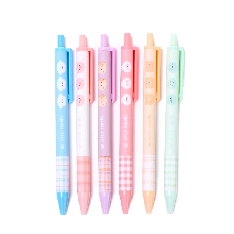 Pulpen Dispenser Cepat Kering Tipe Tekan/Refill Pensil Lem Pulpen Gambar Kartun DIY Handmade Handbooks Album Alat Tulis Kantor