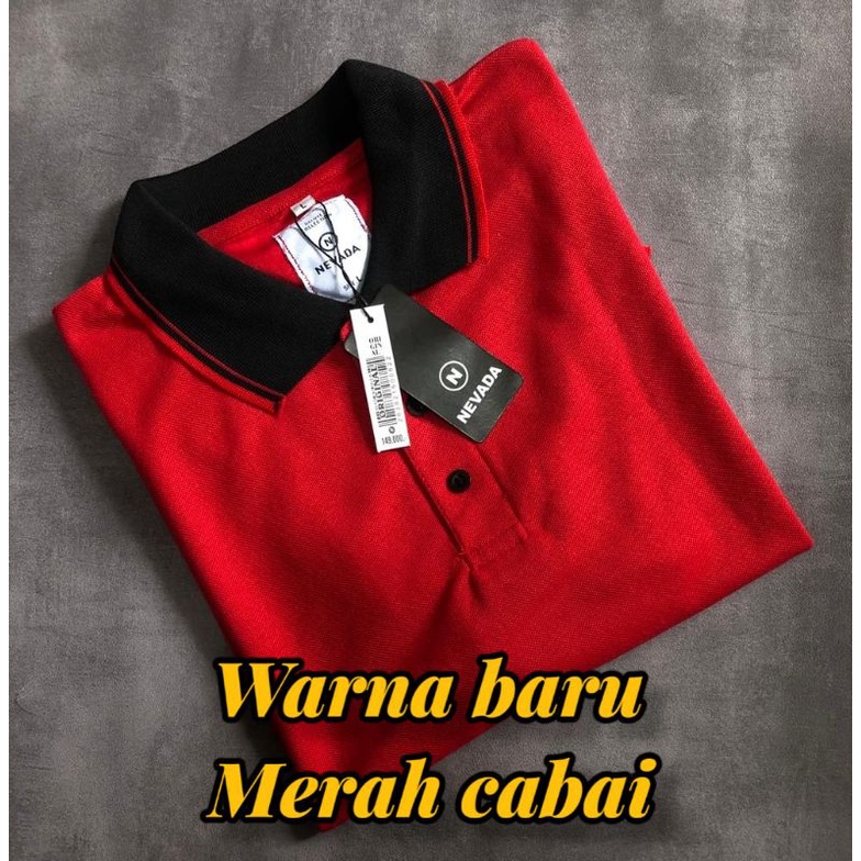 Kaos Polo Nevaadaa Shirt Kaos Kerah Pria wanita Polos Wanita Nevaadaa