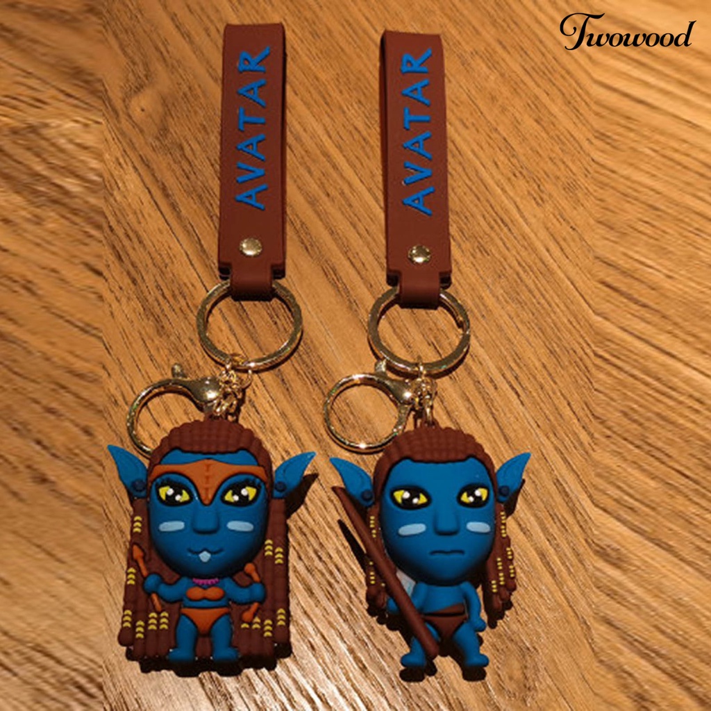 Twowood Anime Gantungan Kunci Kartun Lucu Tiga Dimensi Koleksi Realistis Portabel Lanyard Hias Anak Hadiah Tokoh Anime Boneka Liontin Gantungan Kunci Tas Ornamen Fashion Perhiasan