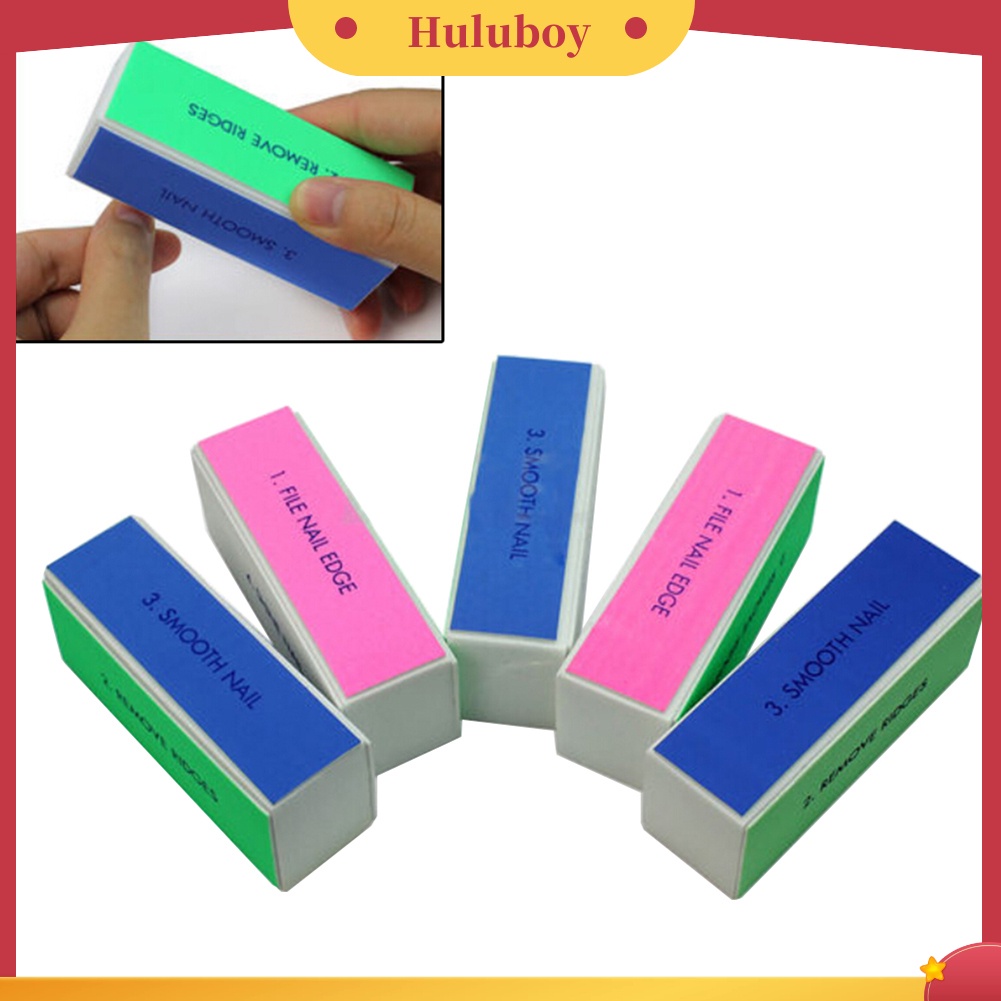 {In Stock} 1Pc Nail Art Shine Polished Buffer Sanding Manicure Tools Blok Poles