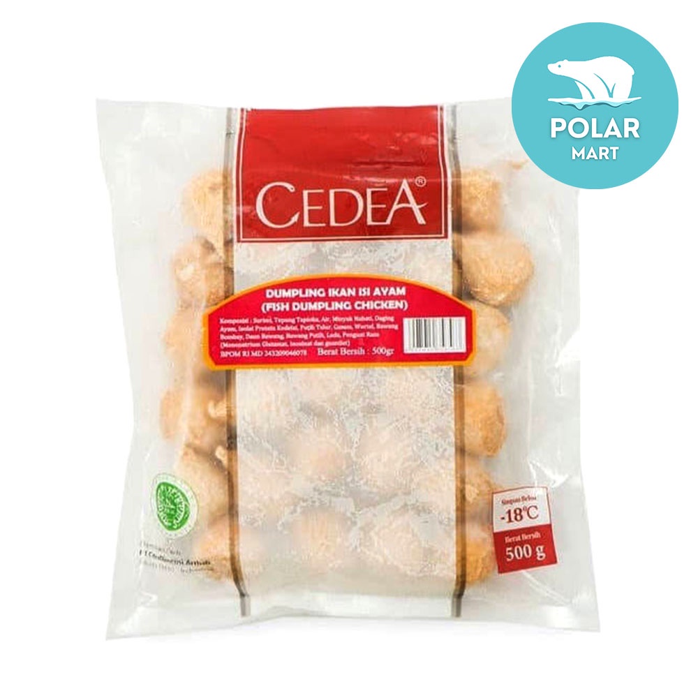 

[Cab. Cimahi] Cedea Fish + Chicken Dumpling 500 Gram (FROZEN FOOD BANDUNG)