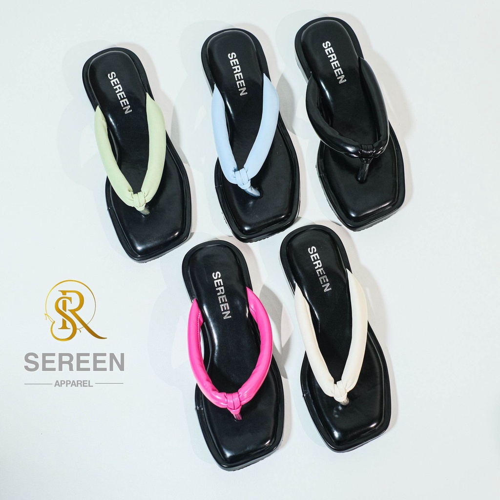 Sereen Cloud - Sandal Jepit Tebal Wanita dengan Bantalan yang Lembut