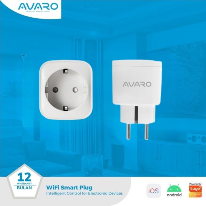 AVARO Smart PLUG WiFi Wireless Colokan - IoT Smart Home