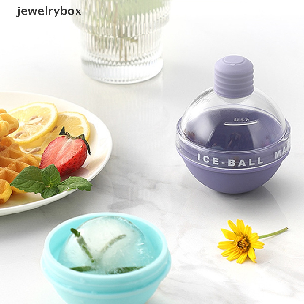 [jewelrybox] Food Grade Silicone Ice Cube Tray Cetakan Es Batu Bulat Alat Dapur Ice Ball Mold Butik