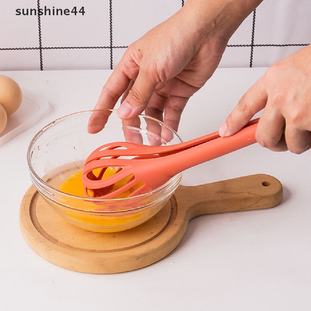 Sunshine 1Pc al Pengocok Telur Egg Milk Whisk Pasta Penjepit Makanan Klip Mixer ID