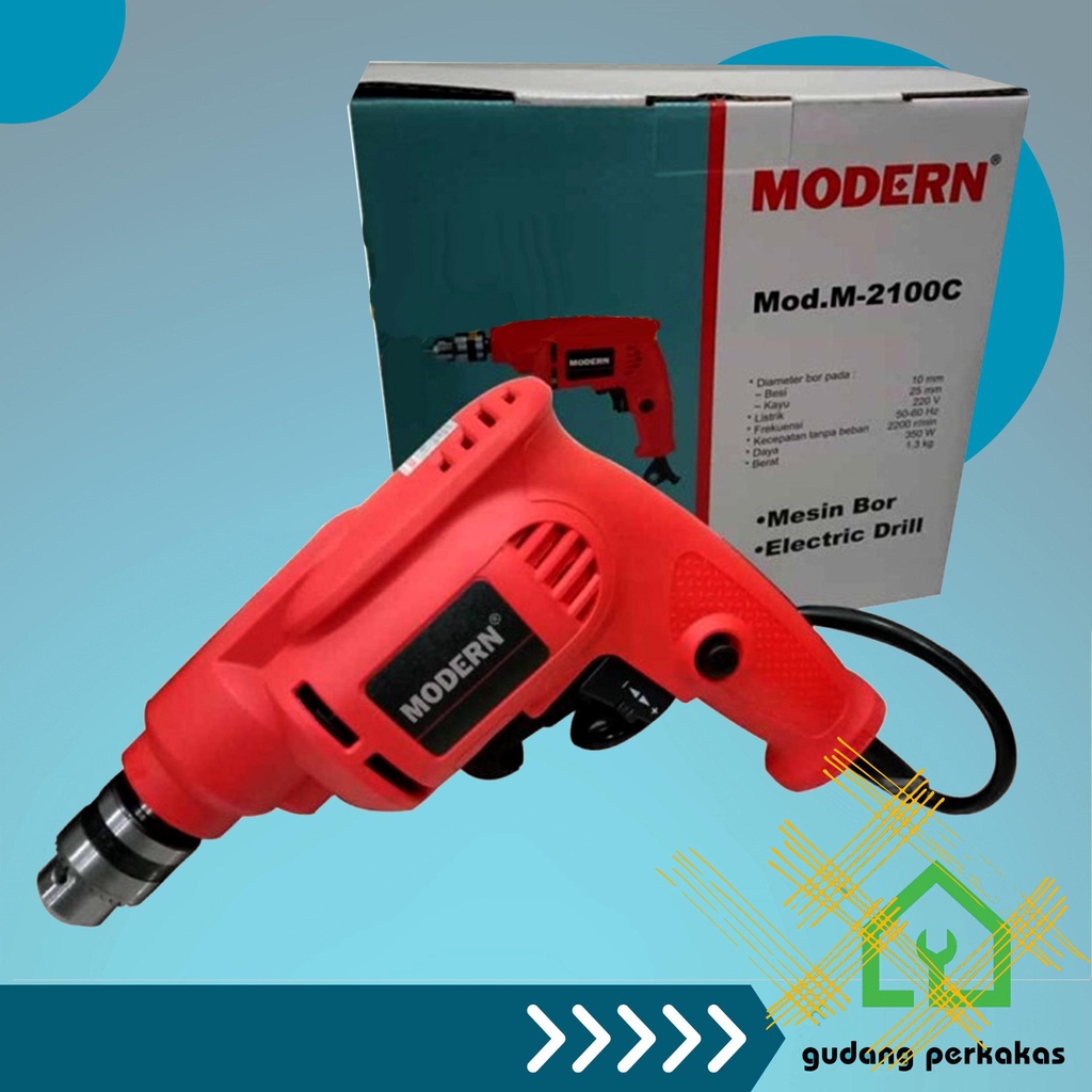 Mesin Bor Listrik MODERN M2100C Reversible Drill MODERN M 2100 C
