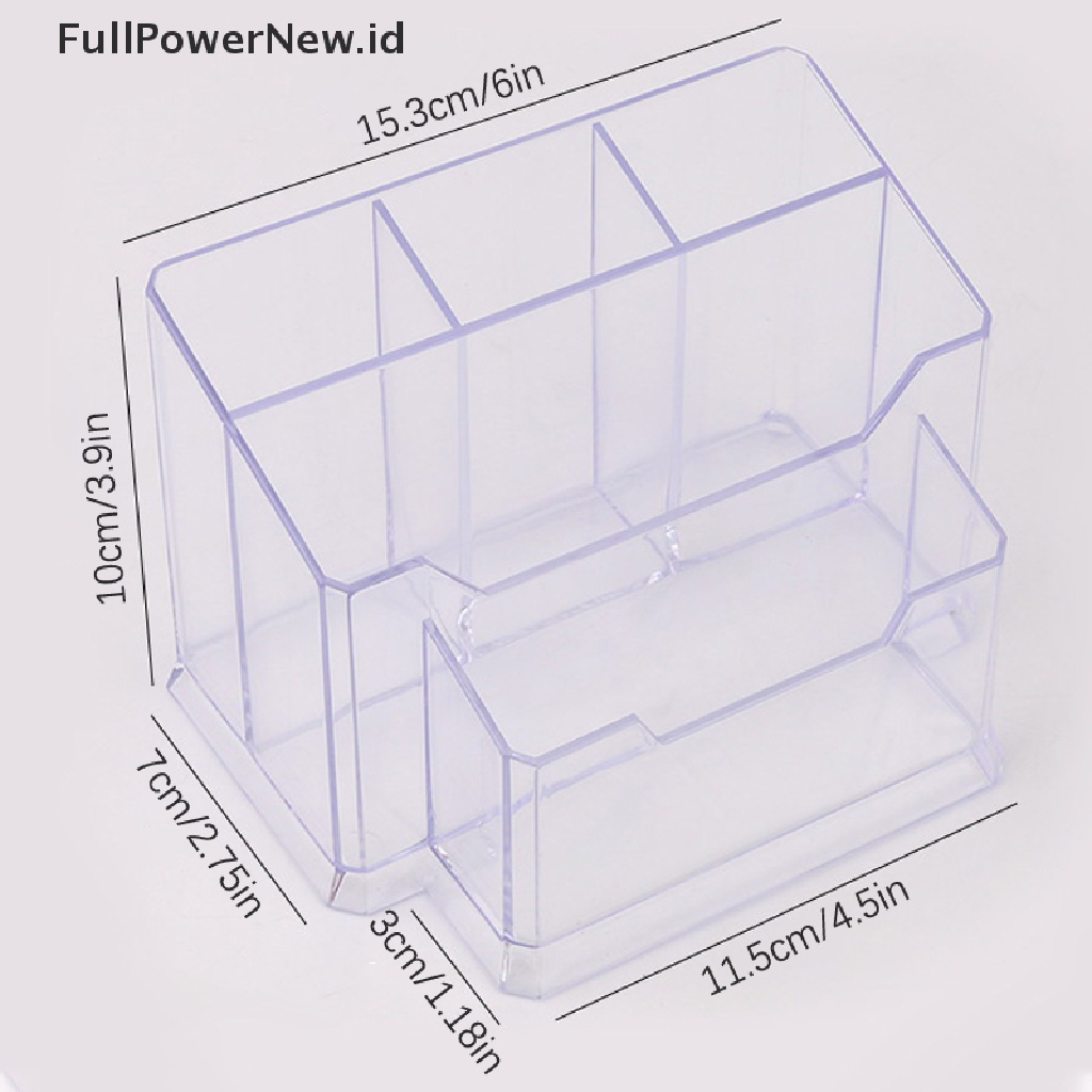 Power Makeup Storage Organizer Box Bahan Plastik Anti Debu Untuk Perhiasan Dan Kosmetik ID