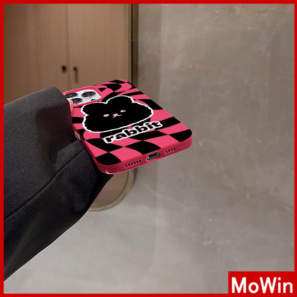 For iPhone 14 Pro Max iPhone Case Pink Glossy TPU Soft Case Shockproof Protection Camera Cute Cute Rabbit Compatible with iPhone 13 Pro max 12 Pro Max 11 xr xs max 7Plus 8Plus