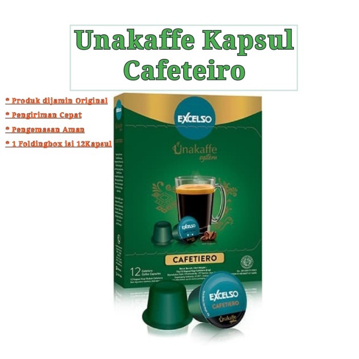 

Kopi kapsul excelso unakaffe Espresso / Cafeteiro