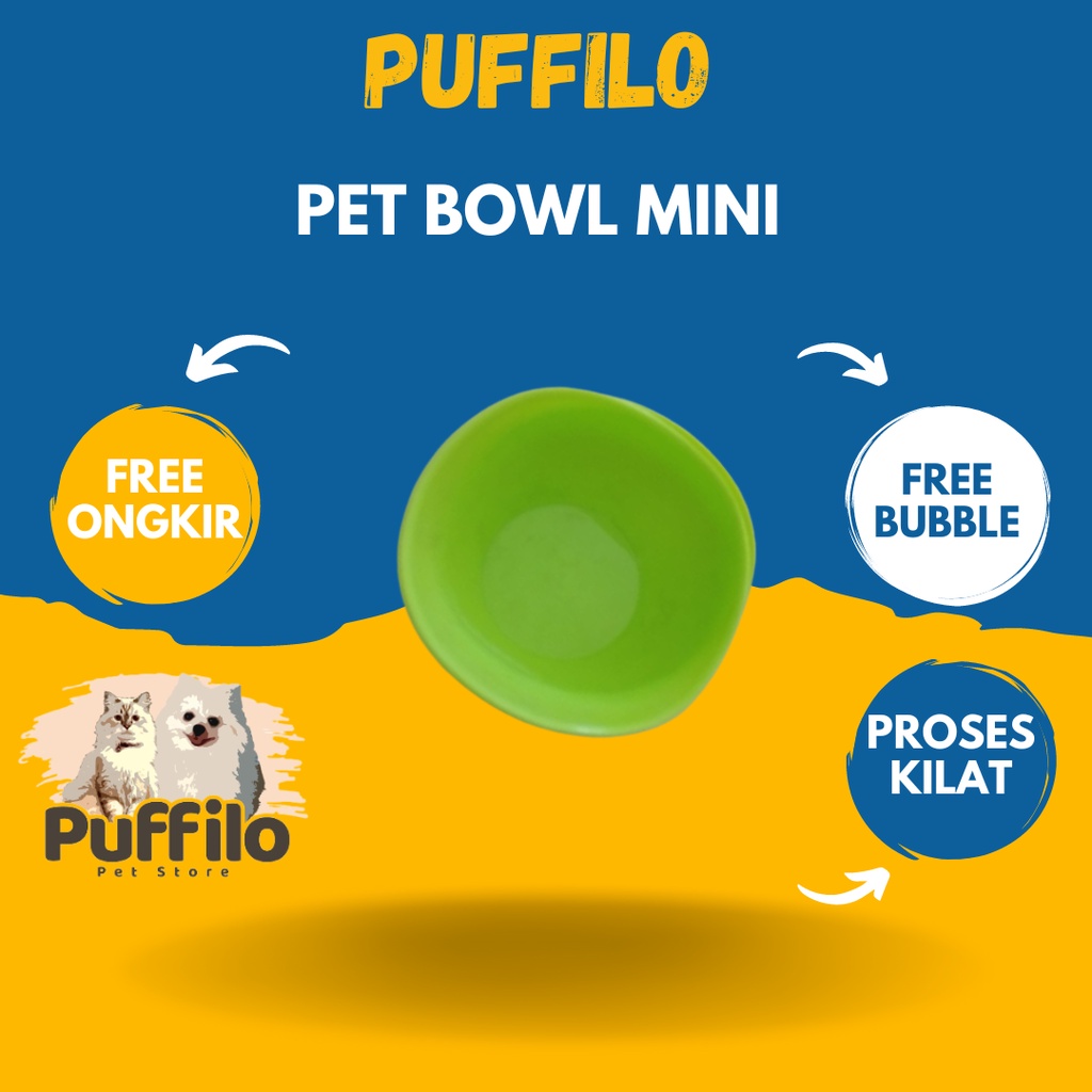 PET BOWL MINI / MANGKUK KECIL ANJING KUCING KELINCI