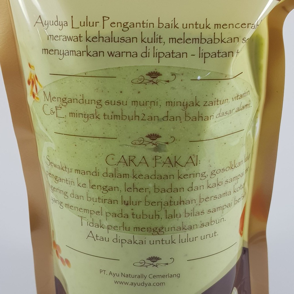 Ayudya Lulur Pengantin Avocado + vitamin E 1000