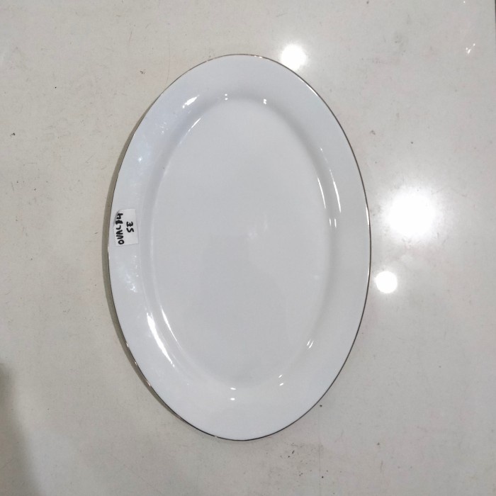 Piring oval JM 14 inch / piring saji / lodor prasmanan JM