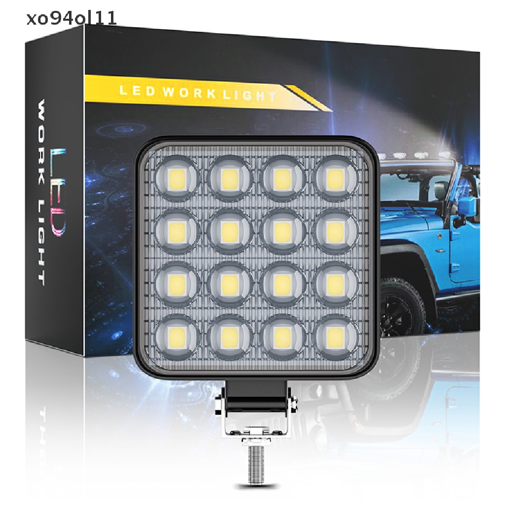 Xo Lampu Kerja LED Mobil 48w DC 12/24volt 6000K Putih Universal Truck Auto Bulbs OL