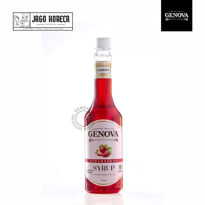 

Genova Syrup Strawberry - 750ml