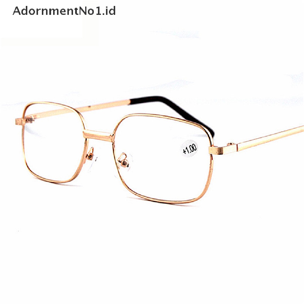 [AdornmentNo1] Kacamata Baca Anti Lelah Metal Eyewear Eyeglasses+1.0 Sampai 4.0 Diopter New [ID]