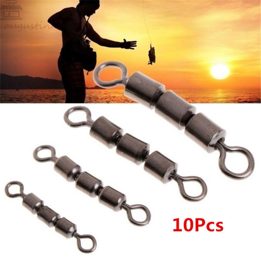 Agustinina Memancing Putar 5ukuran Logam Dengan Bola Padat Ring Bearing Rolling Connecting