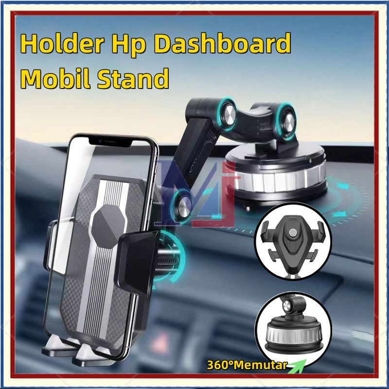 【COD】Holder Hp Dashboard Mobil Stand Universal Stand Handphone Alat Peyangga HP Dashboard Kaca Mobil Holder HP Mobil 4 In 1