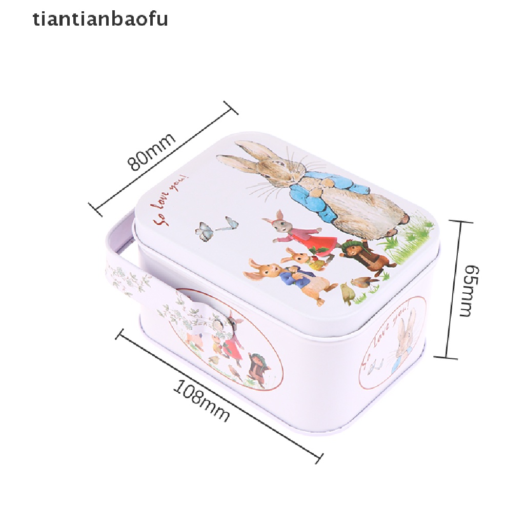 [tiantianbaofu] Vintage Kecil Koper Penyimpanan Tin Candy Box Gift Box Earphones Box Case Rumah Organizer Portable Butik