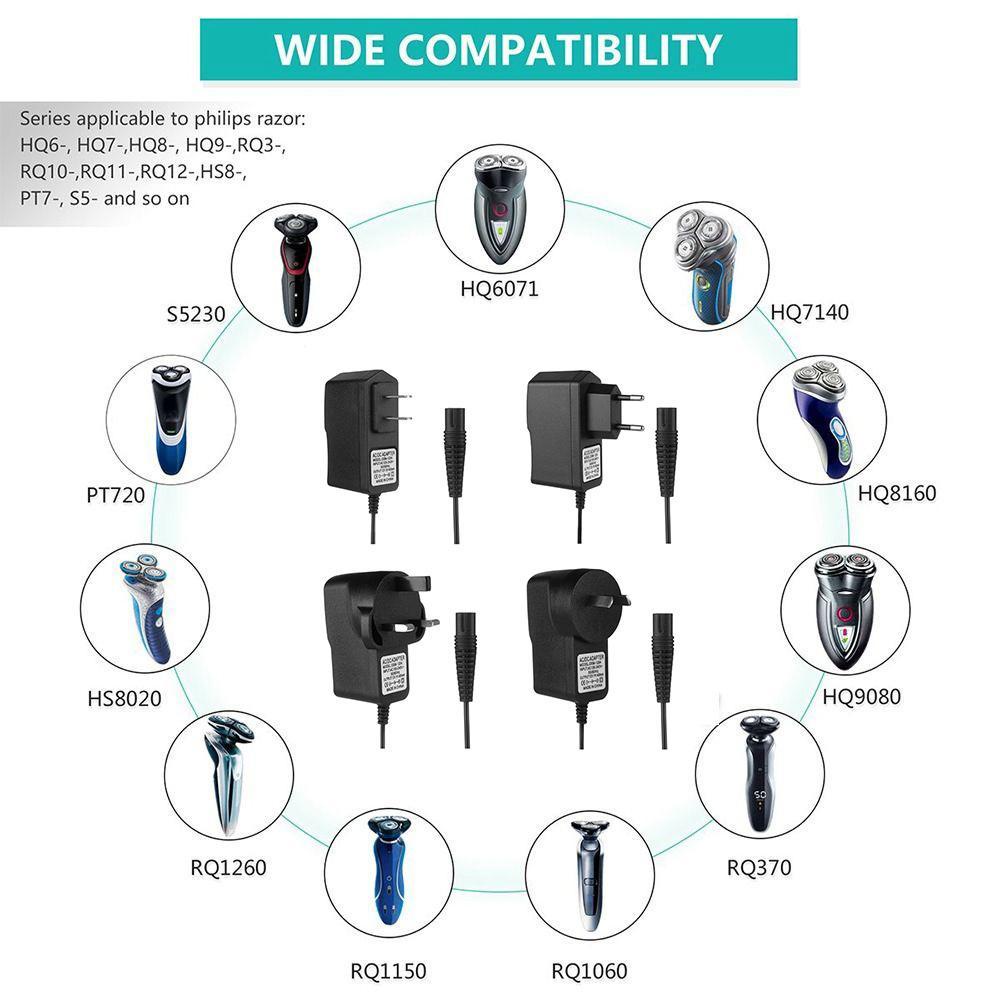 POPULAR Hair Clipper Charger Aksesoris Portable Adaptor Kabel Pengganti Untuk Braun Shaver Series S3 /3/5 /7