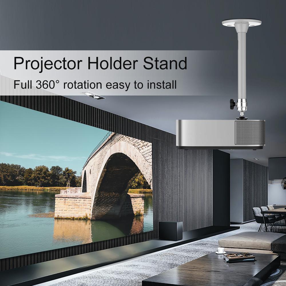 POPULAR Populer Dudukan Proyektor Stand Metal Mini360° Monopod Kamera