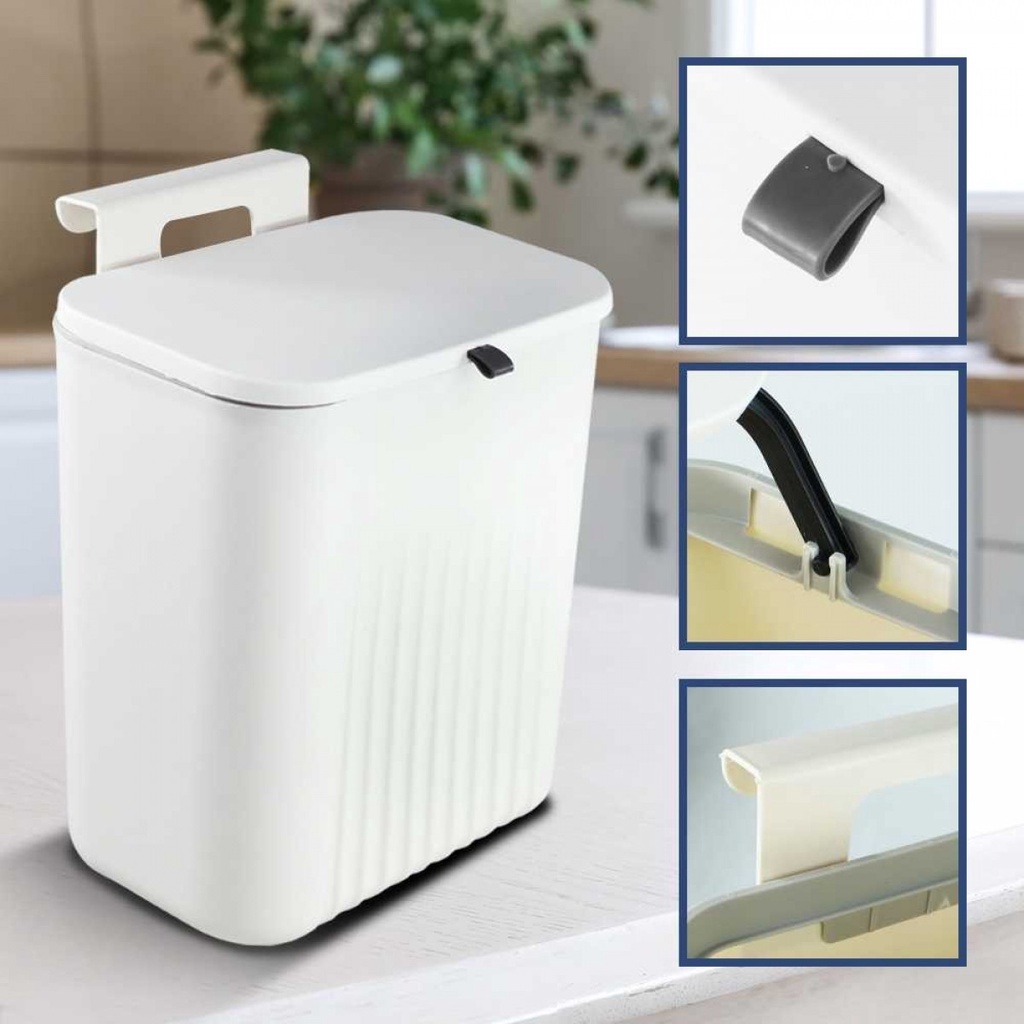Kitchen Waste Trash Bin Tempat Sampah Dapur Toilet Gantung Tempel