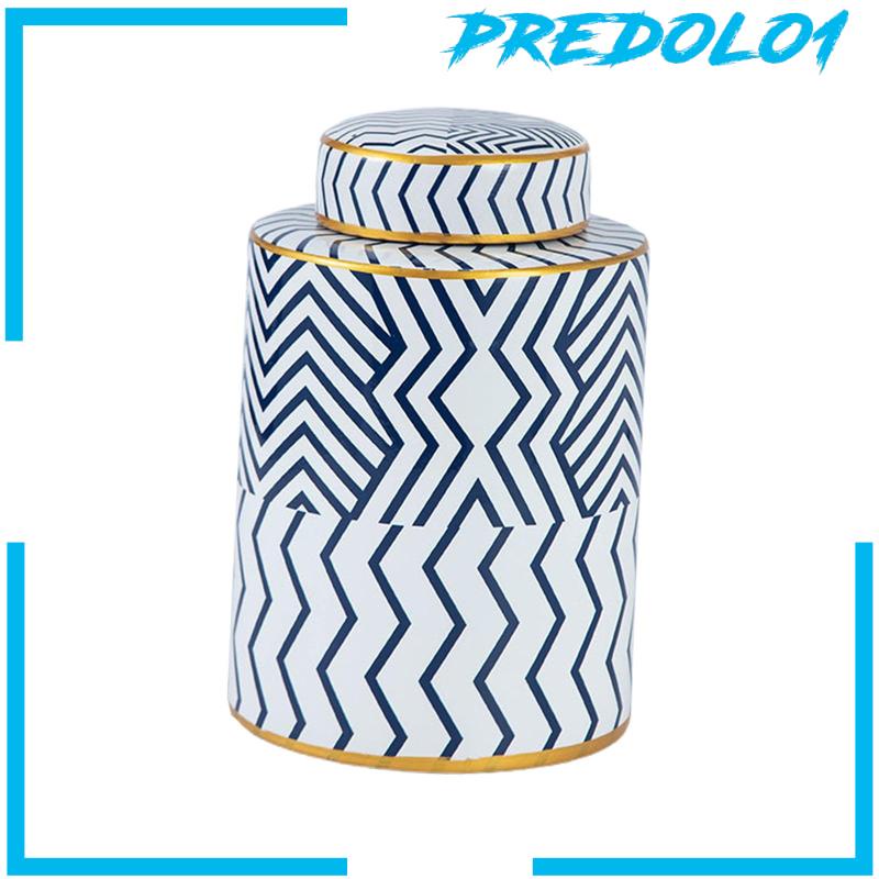 [Predolo1] Vas Guci Jahe Keramik Besar Modern Minimalis Nordic Dengan Tutup Ceramic Vase