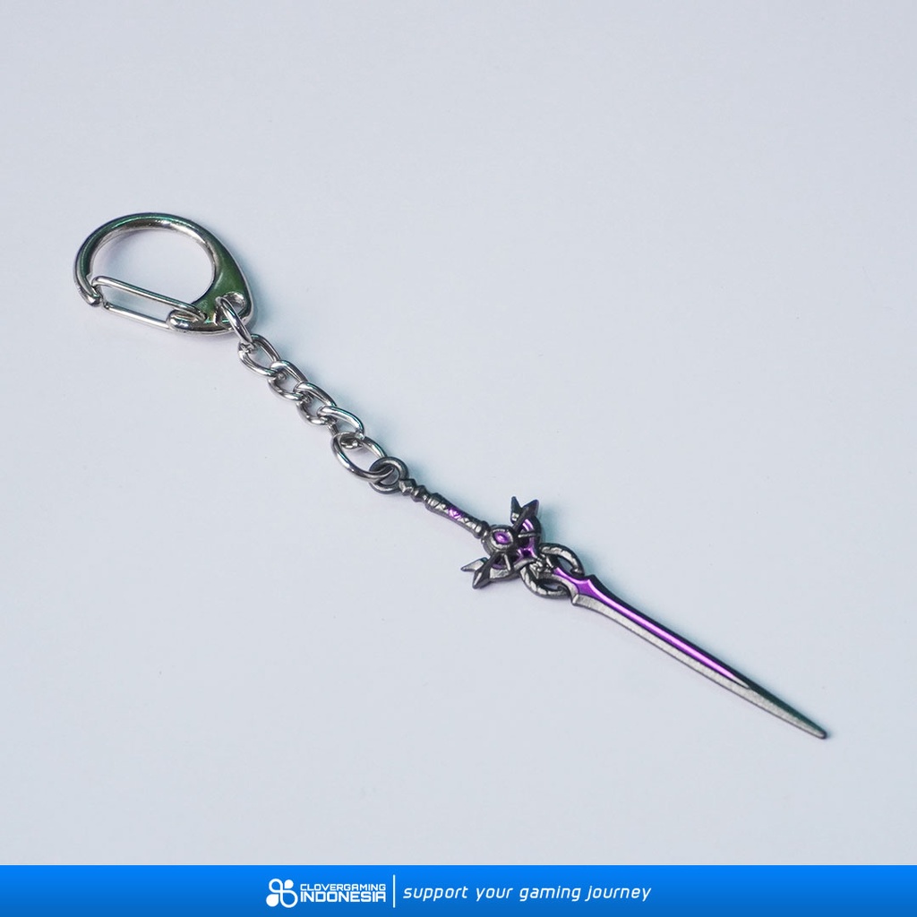 Miniatur Keychain Genshin Impact Festering Desire Gantungan Kunci Aether Lumine SwordAnime