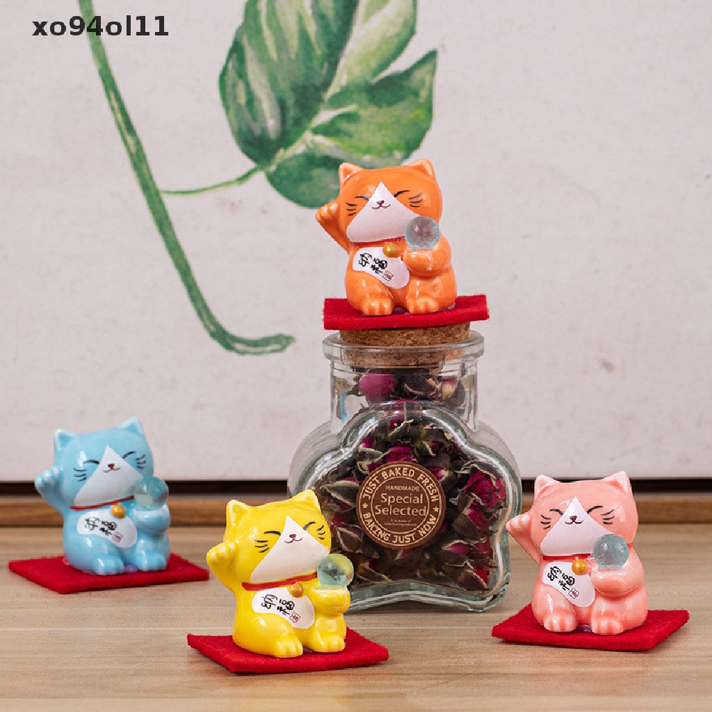 Xo Keramik Jepang Sembako Kerajinan Anak Kucing Ceramic Chop Rack Household OL